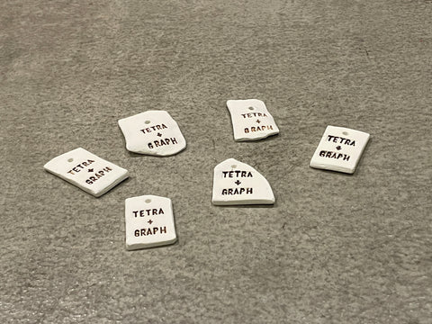 【ちいさな写真雑貨展限定】工房まる×テトラグラフ陶器タグ